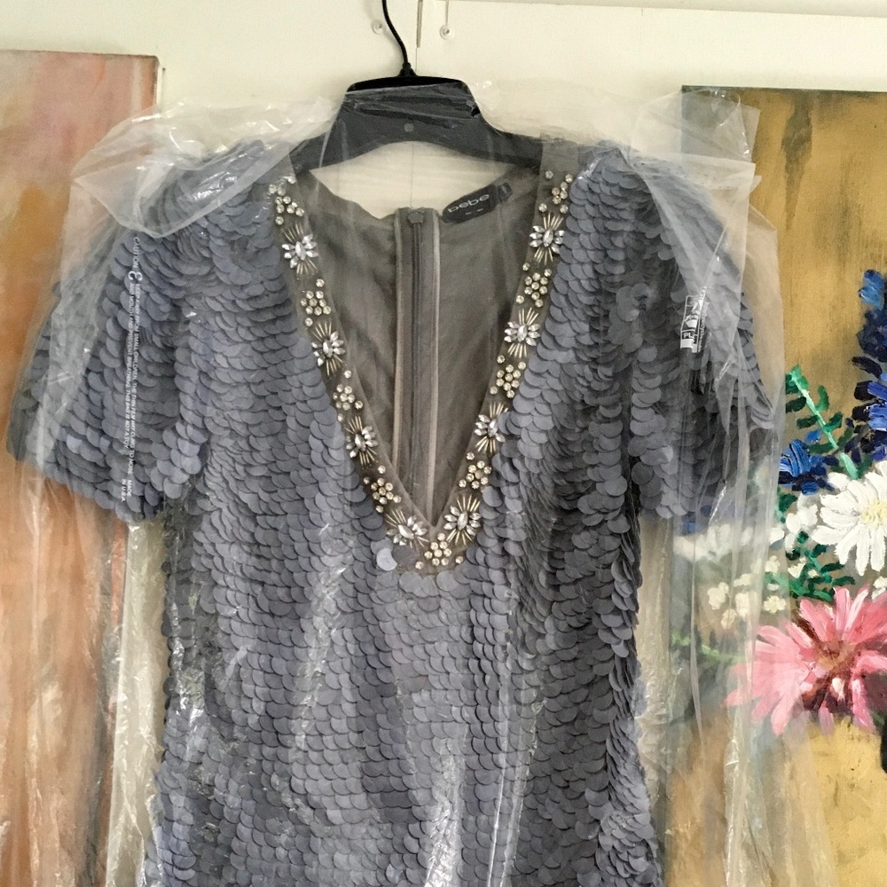 Bebe Scales mini dress BRAND NEW!